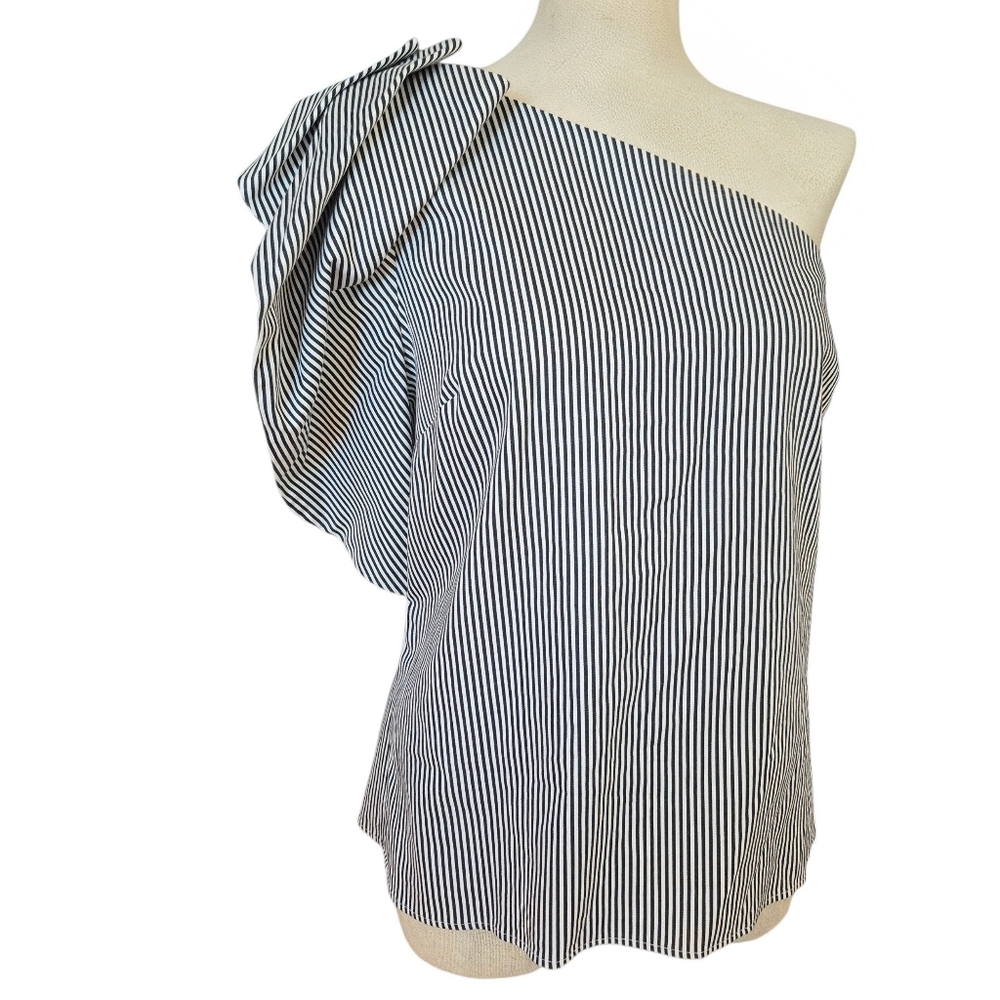 Banana Republic One Shoulded Lined Top Size 12
